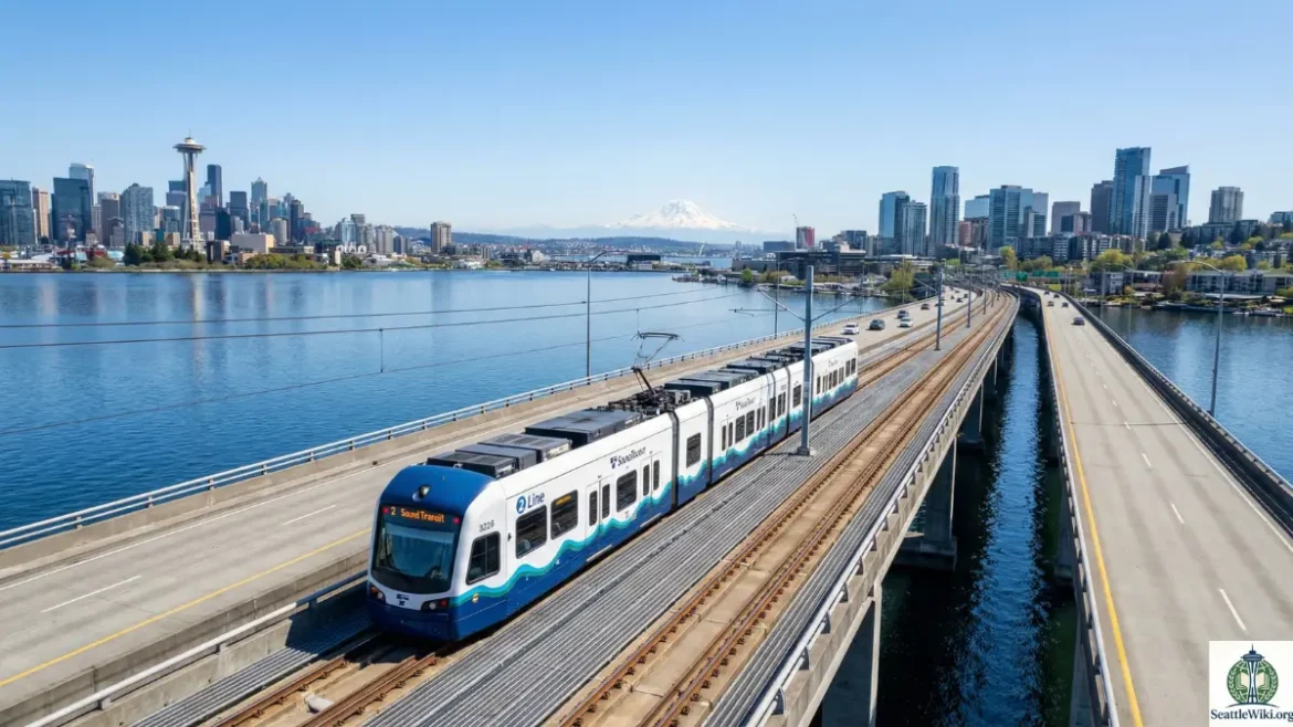 Seattle Light Rail, Sound Transit 2 Line opening date, Seattle light rail map 2026, Bellevue to Seattle train